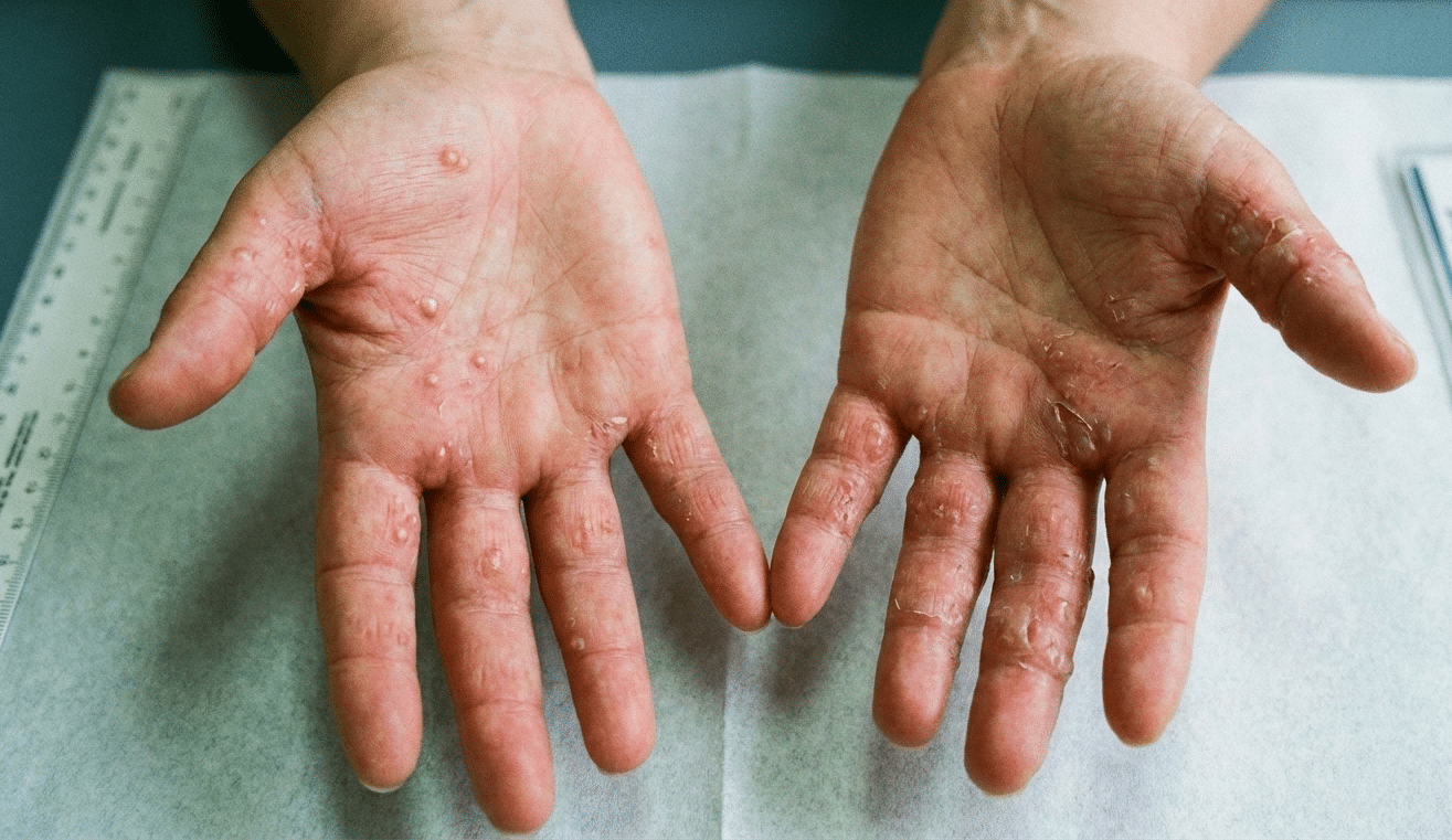 eczema disidrotico